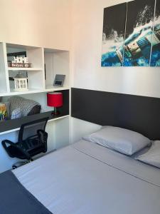 Aconchegante Studio 14 completo para uma boa acomodação