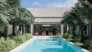Luxury Beachfront Villa with Staff