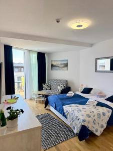 AL-DOM Apartament De Luxe z bocznym widokiem na morze i miejscem w hali garażowej