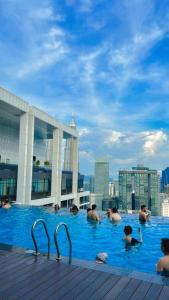 Platinum luxury by top pool view klcc