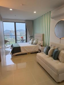 Hermoso apartestudio, con balcón en Santa Marta