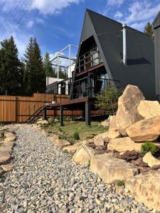 Diamond chalet A-frame