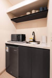 Studio con AC, desk, vista y piscina en Larco
