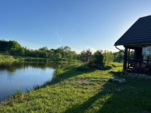 Rastinis namas šalia Vilniaus - Sudervės pirtelė - poilsis gamtoje tarp tvenkinių