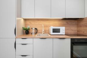 Air-conditioned Apartment with a Balcony in the City Centre by Noclegi Renters
