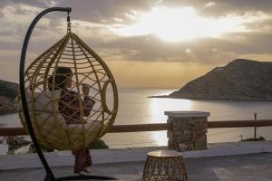 PRIMA AZURE - Sunset & sea view house in Vathi
