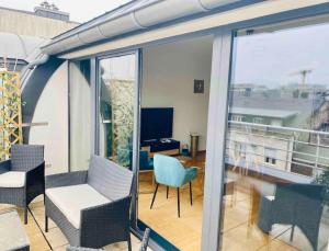 Elegant Terrace Stay with parking in Luxembourg