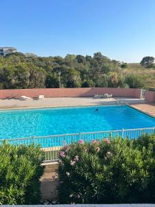 T1 bis 150 M de la plage Agosta avec piscine