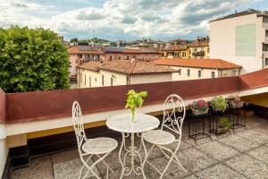 Blue Attic Bergamo - Centro, Terrazza e Vista