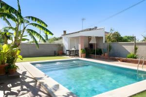 Villa con piscina privada Barbacoa en Conil
