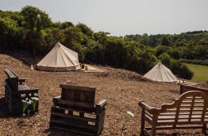 Bluebell Hideaway luxury bell tent glamping By Air Premier