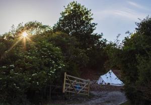 Olive Ranch luxury bell tent glamping By Air Premier