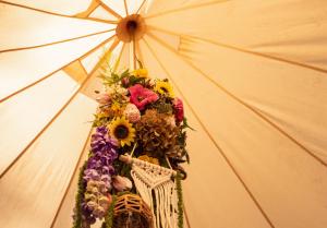 Olive Ranch luxury bell tent glamping By Air Premier