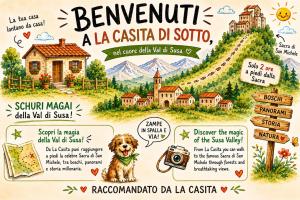 La Casita di Sotto, a cozy stay in Val di Susa