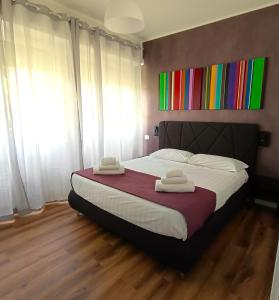 Ancient Rome Colosseum modern and bright apartment