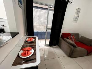 Beira Mar 1 Dorm -Wi Fi-Sacada-Garagem 6 Hóspedes Praia da Aviação