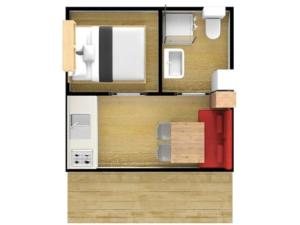 Chalet charmant, animaux OK - 2 pers. - API-1-52-2845