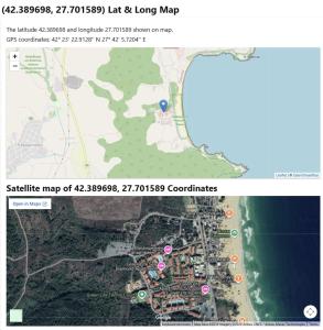 Art Studio Sozopol Kyu Ivan - terrace and green patio just infront ot the pool - GreenLive beach