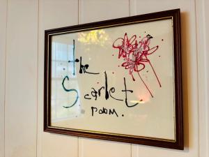 Scarlet Room at the Regency House