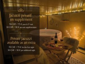 Studio en Gruyère - Grande terrasse privée 50m2 et Jaccuzi optionnel
