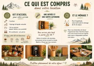 Studio chaleureux au coeur des Carroz