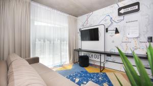 Apartament z 1 sypialnią, aneksem kuchennym i balkonem - 523 - Biała Perła Czarna Góra Resort