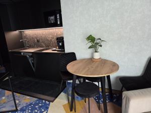 Apartament z 1 sypialnią, aneksem kuchennym i balkonem - 523 - Biała Perła Czarna Góra Resort