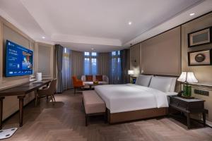Wuhan Manxin Mansion Wuhan Jianghan Road Pedestrian Street Baoan Foreign Trade House Hotel suite