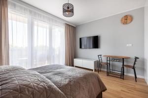 Apartament Gdański Mostek 2 z widokiem na wodę