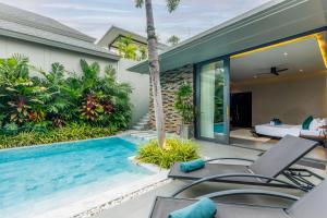 3 Bedrooms Private Pool Villa at Palm Villa near Bangtao Beach, Phuket