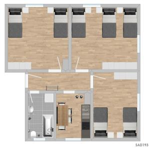 SAD193 geräumige Monteurwohnung
