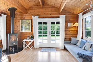 Beautiful Log House By Nature And Beach