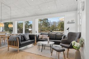 Modern Holiday Near Fjord And Beach