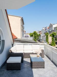 2 Schlafzimmer, Offene Küche, Balkon und Terrasse - moderne 90qm in ruhiger, zentraler Lage - nur 500m bis zum Strand