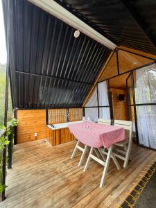Ecocabañas ByB Cabaña de lujo con jacuzzi y vista a la montaña