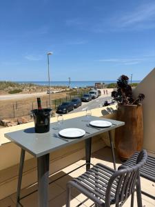 Village naturiste - Heliopolis AB 30m2 - vue mer avec grande terrasse - Parking