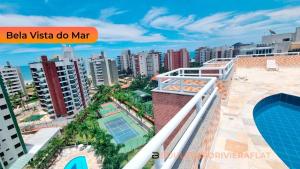 Flat lindo a 120 metros da praia de Riviera de São Lourenço até 4 pessoas