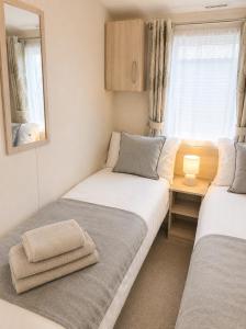 A very comfortable caravan sleeping 6