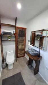 Cabaña con tinaja en bosque Valdiviano