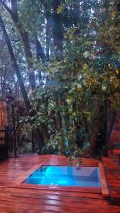 Cabaña con tinaja en bosque Valdiviano