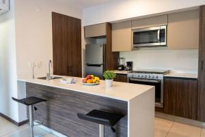 Loft acogedor con azotea y asador, Providencia