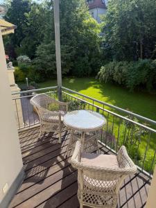 Villa 18 Boutique Apartment mit Gartenblick kostenfreies Parken Zoo und Zentrum fußläufig