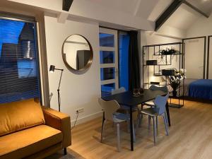 Luxe studio in het centrum met dakterras