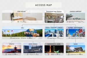 東住縁Direct airport access Near Tsutenkaku 5 min to Dobutsuen-mae 7 min to Shin-Imamiya