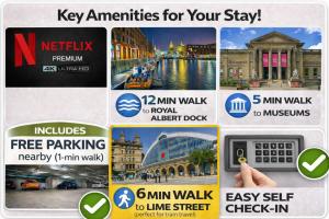2BR City Centre Apt , Sleeps 14 , Parking and 2 Baths