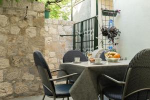 In the middle of the old town of Omis