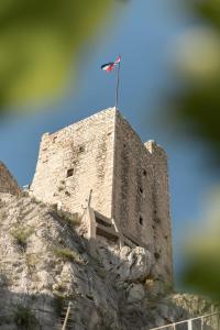 In the middle of the old town of Omis