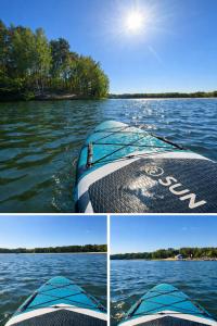 Domki holenderskie przy plaży Nad Zalewem