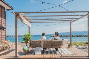最大10名 絶景オーシャンビューの露天風呂 蔵サウナ付き AKIYATO Sea Side 椿