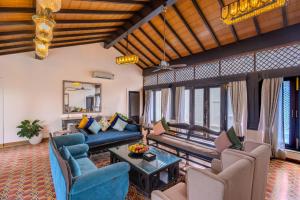ELIVAAS Villa Seine Indo-Portuguese 3-BHK villa with a Kids Room, Private pool Near Candolim Beach
